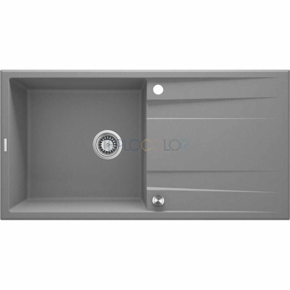 Гранитная мойка, 1-чаша с осушкой