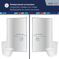 Душевая дверь RGW SV-004Gr (Прозрачное, 1500)