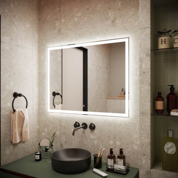 Зеркало для ванной комнаты SANCOS City 900х700 c подсветкой ,арт. CI900