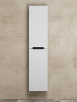 Шкаф-пенал для ванной Uperwood Tanos подвесной, 33х27х150 см, универсальный, белый/графит