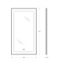 Зеркало BelBagno SPC-KRAFT-500-900-LED-TCH-WARM-NERO