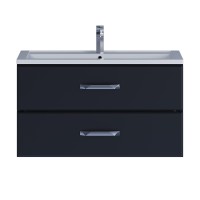 Тумба под раковину Uperwood Foster 90 см, черная