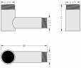 Уголок переходной (G 3/4" НР х G 1/2" НР)