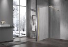 Душевая перегородка Walk-In VSW-1H120CLG, 1200*2000, матовый золотой, стекло прозрачное