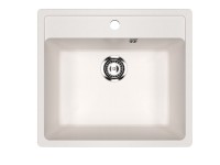 Кухонная мойка из искусственного камня Uperwood Симпл (Simple) UPD-300-331, белая