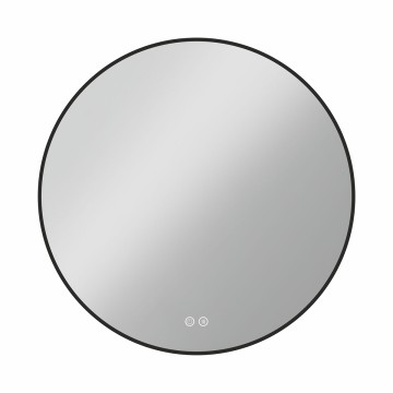 Зеркало LED VLM-3DE800B-2 800x800 c сенсорным выключателем и диммером, антизапотевание