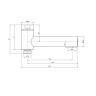 AQM8301BN Излив поворотный с картриджем, Brushed cooper