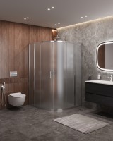 Душевой уголок CEZARES MOLVENO-R-22-90+20-P-Cr