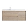 База под раковину подвесная BelBagno KRAFT-1000-2C-1A-SO-RGB-L Rovere Galifax Bianco