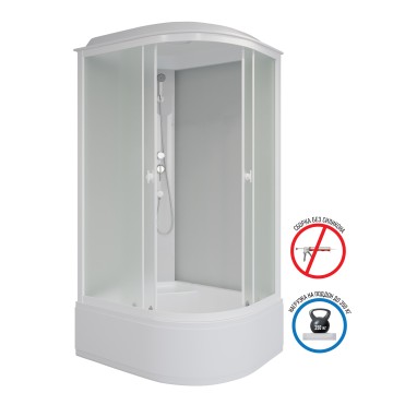 Душевая кабина Niagara Promo P110/80/40L/MT (110х80х215) 4 места
