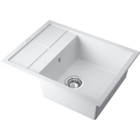 Кухонная мойка Omoikiri Sumi 65-WH Tetogranit/белый