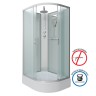 Душевая кабина Niagara Classic NG-33184-14LBKT (110х80х210) средний поддон(26см),стекло матовое,4 места
