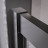 Душевой угол Veconi Premium Trento PTC-20B, 1200Х800x2000, черный матовый, стекло прозрачное