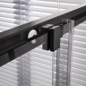 Душевой угол Veconi Premium Trento PTC-20B, 1200Х800x2000, черный матовый, стекло прозрачное