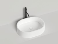 Раковина накладная GLORIA 10 560х440х125 S-Stone Матовое