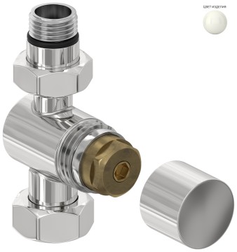 Вентиль прямой под шестигранник (G 1/2" НР х G 3/4" НГ)