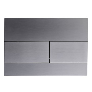 Кнопка смыва Veconi FLUSH V7, FLV7-GM, 240х162х10, пластик, оружейная сталь матовая