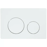 Кнопка смыва Veconi FLUSH V2, белый глянец
