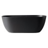 Ванна из искусственного камня ABBER Frankfurt AM9941B черная матовая