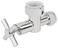 Вентиль запорный крестовой G 1" НГ х G 3/4" НГ