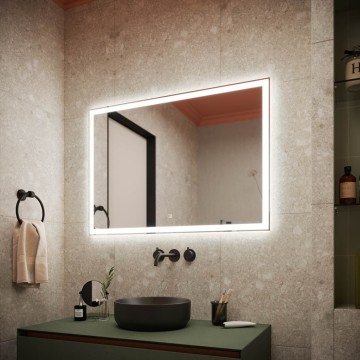 Зеркало для ванной комнаты SANCOS City 1000х700 c подсветкой ,арт. CI1000