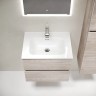 Тумба подвесная SANCOS Urban 590х450х550, c двумя ящиками оснащенными доводчиками, дуб галифакс натуральный , арт. UR60EG
