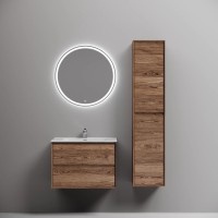 Тумба подвесная SANCOS Marmi 2.0 690х445х520 с двумя ящиками оснащенными доводчиками скрытого монтажа, дуб чарльстон, арт.MR2.070ECH