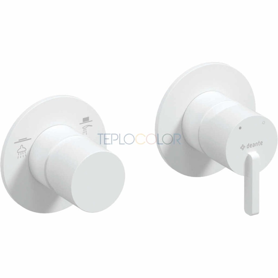 Смеситель для душа, с переключателем для душа - горизонтальная