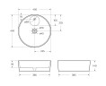 Накладная раковина BelBagno BB1306