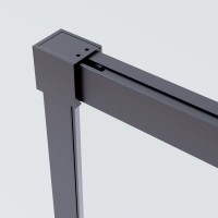 Душевой уголок Софт 2 (Soft 2) VSR-3SO29010CLGM, 1000*900, вороненая сталь, стекло прозрачное