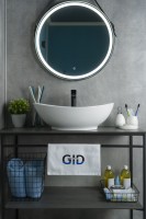 Раковина Gid N9019 51108 накладная белая 60x37x19