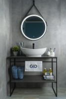 Раковина Gid N9019 51108 накладная белая 60x37x19