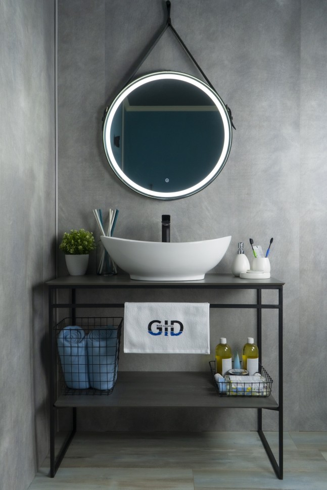 Раковина Gid N9019 51108 накладная белая 60x37x19