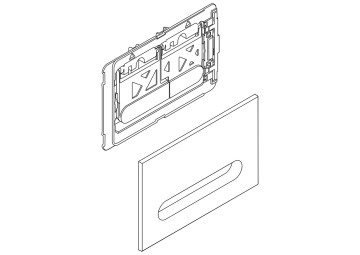 Кнопка смыва BelBagno PROSPERO BB005-PR-CHROME, цвет-хром глянцевый