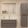 База под раковину Vincea  Alto 1000 подвесная, 2 выкатных ящика soft close, светло-серый матовый