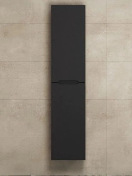 Шкаф-пенал для ванной Uperwood Tanos 33*25,5*150 см, подвесной, универсальный, черный