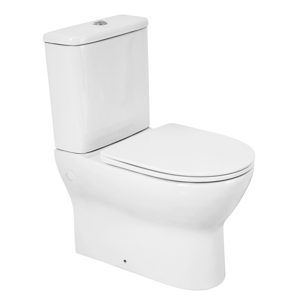 Чаша напольного унитаза с сиденьем BelBagno ENERGIA BB8134CPR/SC