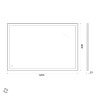 Зеркало BelBagno SPC-GRT-1200-800-LED-TCH