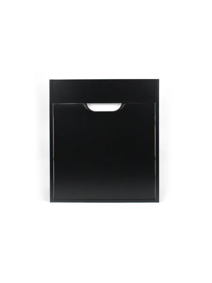 Тумба под раковину для ванной подвесная Uperwood Modul 60х21х60 см, чернаяатовая