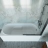 Ванна акриловая Vincea VBT-2A170-LG с ножками 1700*750*480, пристенная, цвет белый