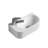 Раковина керамическая Vincea VBS-506L, 400*215*120, подвесная, цвет белый, левая
