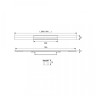 Профиль для душа TECEdrainprofile, 1000 мм, PVD Brushed Black Chrome