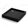 Душевой поддон Veconi Tezeo acrylic TZ-52B, 800x800x150, акрил, черный