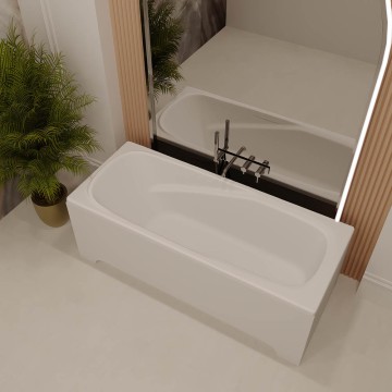 Ванна из искусственного камня FRESCA matt, 1700х700, белый, матовый