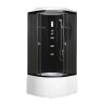 Душевая кабина Niagara Ultra NG-212-01N (100х100х220) высокий поддон(48см),черный,стекло тонированное,4 места