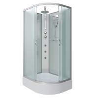 Душевая кабина Niagara Classic NG-33184-14LBKTG (110х80х210) средний поддон(26см),стекло матовое,4 места