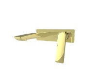 Смеситель для раковины встраиваемый Demm SLEEK, однорычажный, золото  