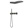 Душевая система встроенная с термостатом Timo Saona SX-2350/03SM черный