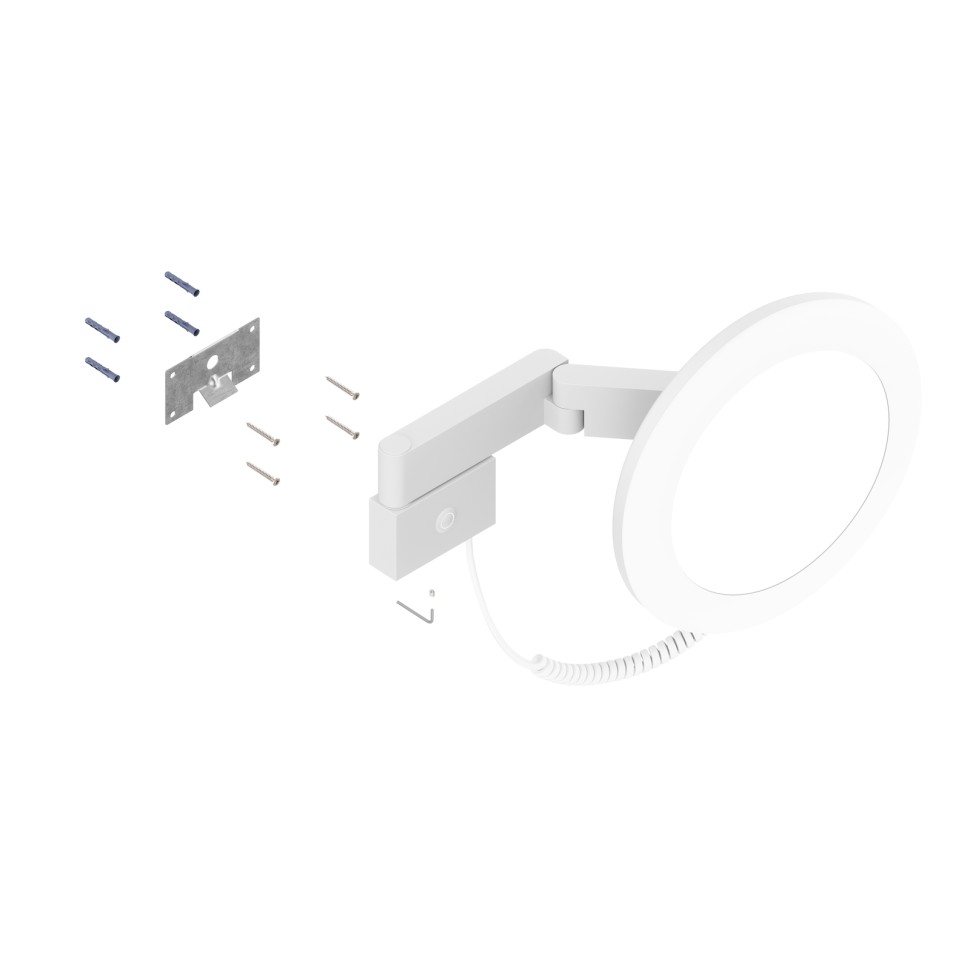 Зеркало с подсветкой Timo Saona 13374/16 белый матовый