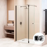 Душевая перегородка RGW WA-054B (WA-010B + Z-072B) (Прозрачное, 1000)